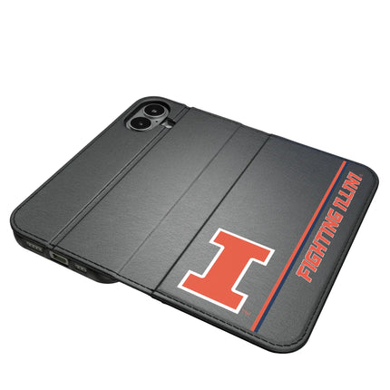 University of Illinois Fighting Illini Sidebar Folio 2.0 Case for Apple iPhone