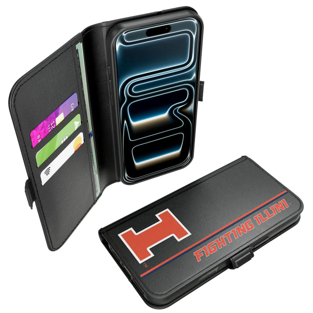 University of Illinois Fighting Illini Sidebar Folio 2.0 Case for Apple iPhone