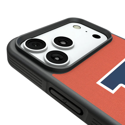 University of Illinois Fighting Illini Solid Bump Phone Case for Apple iPhone