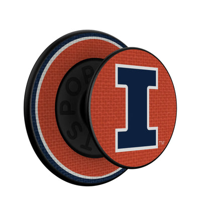 University of Illinois Fighting Illini Stripe PopSockets Magnetic Phone Grip and Stand