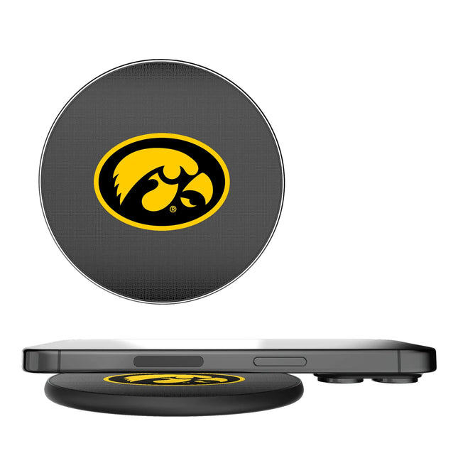 University of Iowa Hawkeyes Linen 15-Watt Wireless Charger