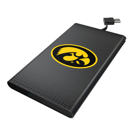 University of Iowa Hawkeyes Linen 5000mAh Flat Powerbank