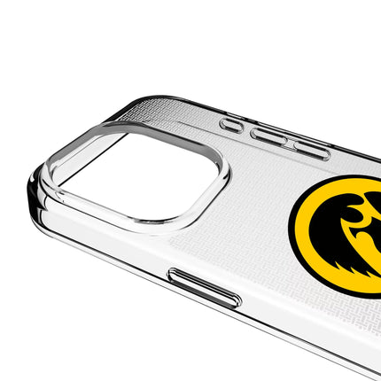 University of Iowa Hawkeyes Linen Clear Phone Case for Apple iPhone