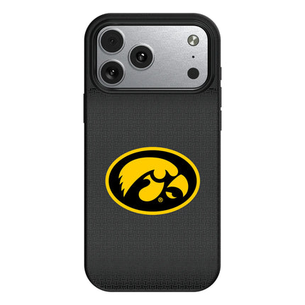 University of Iowa Hawkeyes Linen MagSafe Compatible Phone Case for Apple iPhone
