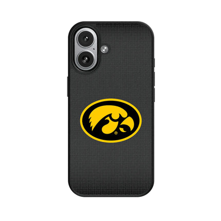 University of Iowa Hawkeyes Linen MagSafe Compatible Phone Case for Apple iPhone