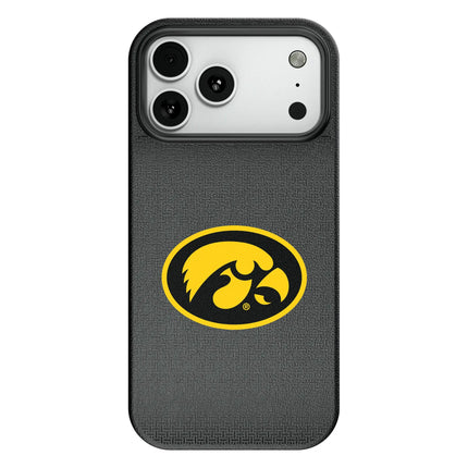 University of Iowa Hawkeyes Linen MagSafe Compatible Phone Case for Apple iPhone