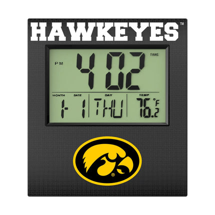 University of Iowa Hawkeyes Linen Wall Clock