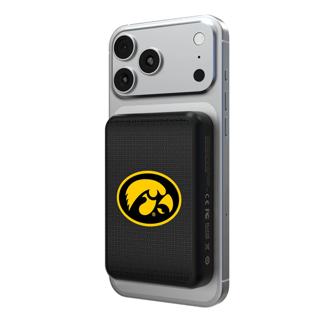 University of Iowa Hawkeyes Linen Wireless Mag Power Bank