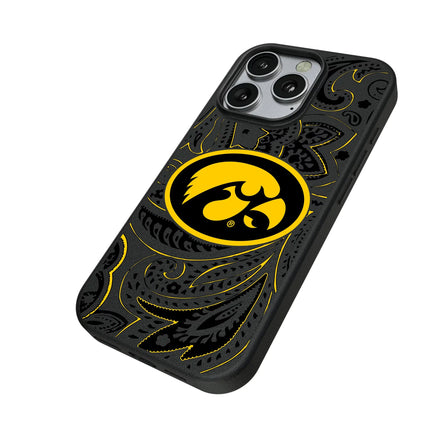 University of Iowa Hawkeyes Paisley MagSafe Compatible Phone Case for Apple iPhone