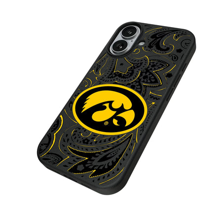 University of Iowa Hawkeyes Paisley MagSafe Compatible Phone Case for Apple iPhone