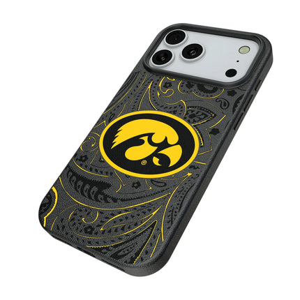 University of Iowa Hawkeyes Paisley MagSafe Compatible Phone Case for Apple iPhone