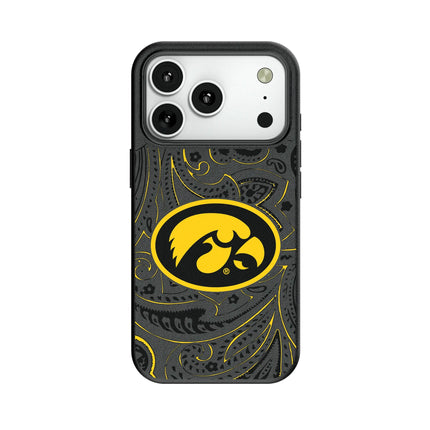 University of Iowa Hawkeyes Paisley MagSafe Compatible Phone Case for Apple iPhone
