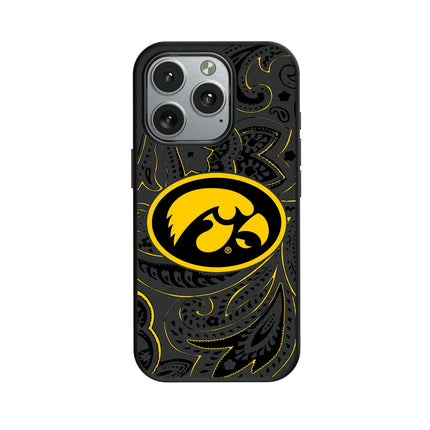 University of Iowa Hawkeyes Paisley MagSafe Compatible Phone Case for Apple iPhone