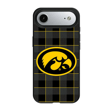 University of Iowa Hawkeyes Plaid MagSafe Compatible Phone Case for Apple iPhone