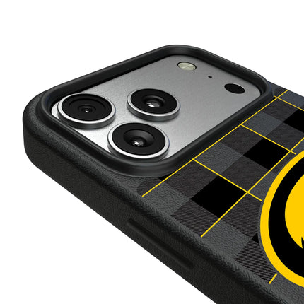 University of Iowa Hawkeyes Plaid MagSafe Compatible Phone Case for Apple iPhone