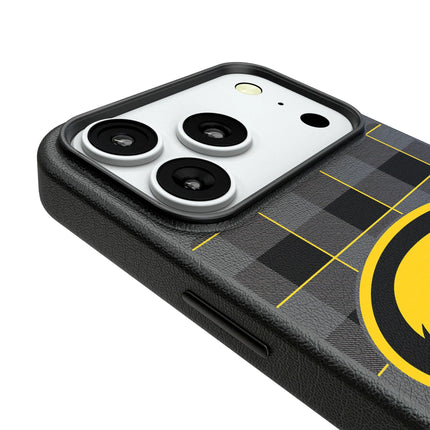 University of Iowa Hawkeyes Plaid MagSafe Compatible Phone Case for Apple iPhone