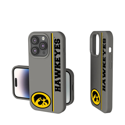 University of Iowa Hawkeyes Sidebar Soft Touch Phone Case for Apple iPhone