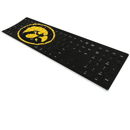 University of Iowa Hawkeyes Solid Curved Wireless Keyboard