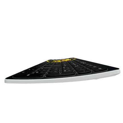University of Iowa Hawkeyes Solid Curved Wireless Keyboard