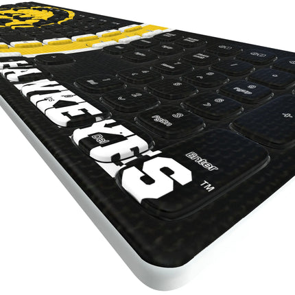 University of Iowa Hawkeyes Stripe Curved Wireless Keyboard