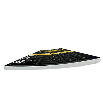 University of Iowa Hawkeyes Stripe Curved Wireless Keyboard
