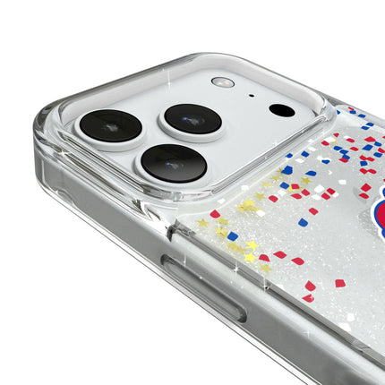 University of Kansas Jayhawks Confetti Glitter Phone Case for Apple iPhone