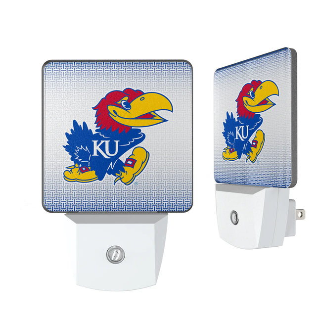 University of Kansas Jayhawks Linen Night Light 2-Pack