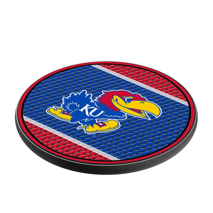University of Kansas Jayhawks Mesh 15-Watt Wireless Charger