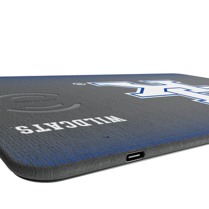 University of Kentucky Wildcats Linen 15-Watt Wireless Charger and Mouse Pad