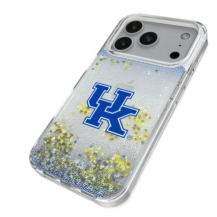 University of Kentucky Wildcats Linen Glitter Phone Case for Apple iPhone