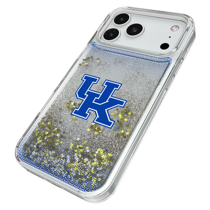 University of Kentucky Wildcats Linen Glitter Phone Case for Apple iPhone