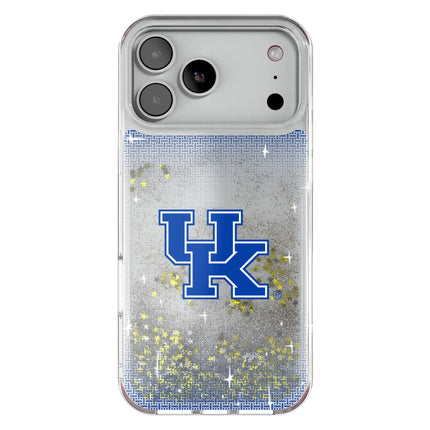 University of Kentucky Wildcats Linen Glitter Phone Case for Apple iPhone