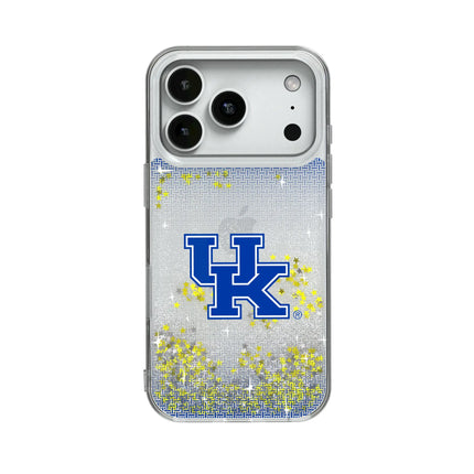University of Kentucky Wildcats Linen Glitter Phone Case for Apple iPhone