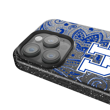 University of Kentucky Wildcats Paisley Black Bling Phone Case for Apple iPhone