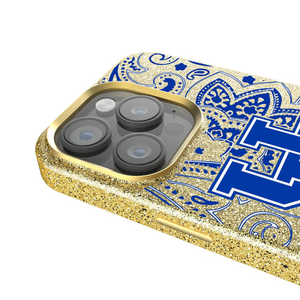 University of Kentucky Wildcats Paisley Bling Phone Case for Apple iPhone