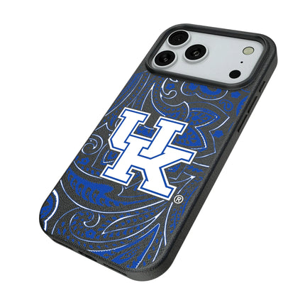 University of Kentucky Wildcats Paisley MagSafe Compatible Phone Case for Apple iPhone
