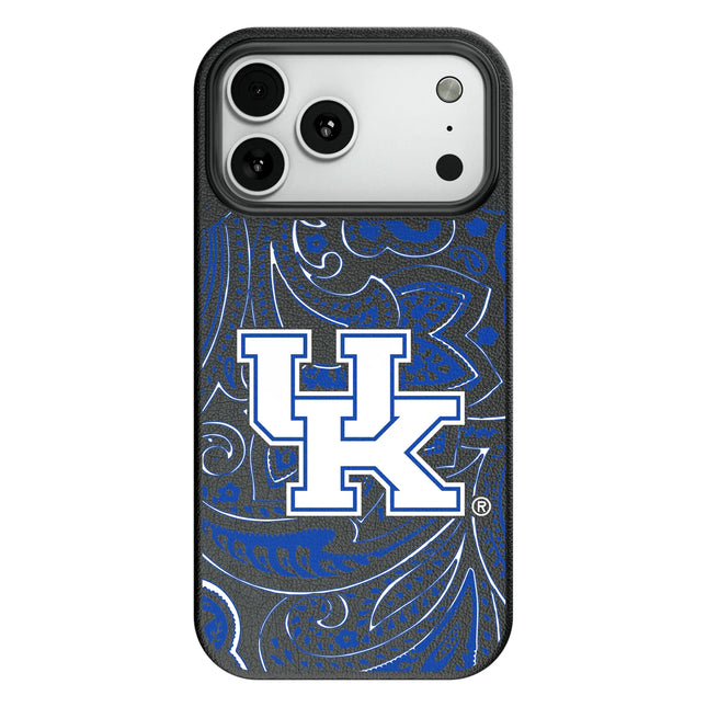 University of Kentucky Wildcats Paisley MagSafe Compatible Phone Case for Apple iPhone