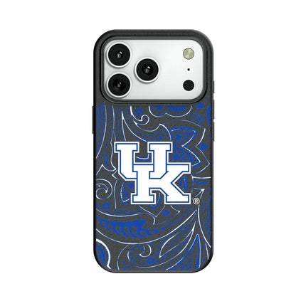 University of Kentucky Wildcats Paisley MagSafe Compatible Phone Case for Apple iPhone