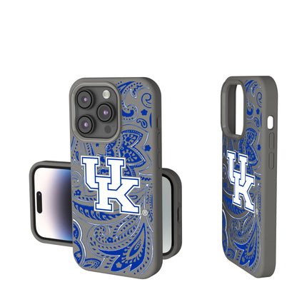 University of Kentucky Wildcats Paisley Soft Touch Phone Case for Apple iPhone