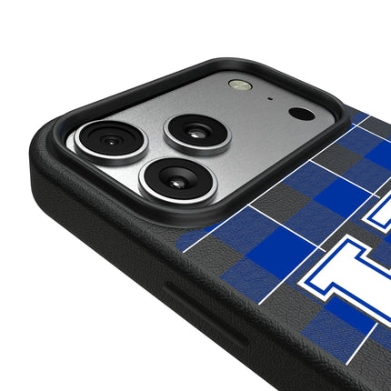 University of Kentucky Wildcats Plaid MagSafe Compatible Phone Case for Apple iPhone