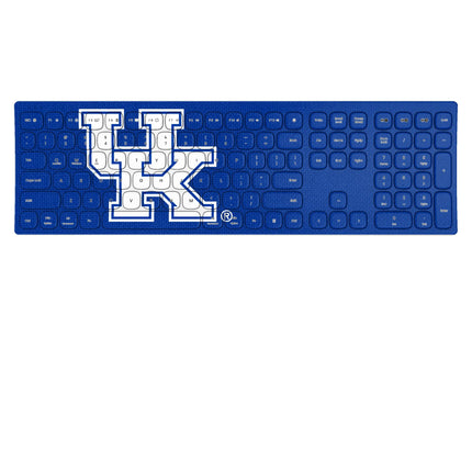 University of Kentucky Wildcats Solid Curved Wireless Keyboard