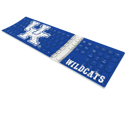 University of Kentucky Wildcats Stripe Curved Wireless Keyboard