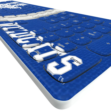 University of Kentucky Wildcats Stripe Curved Wireless Keyboard