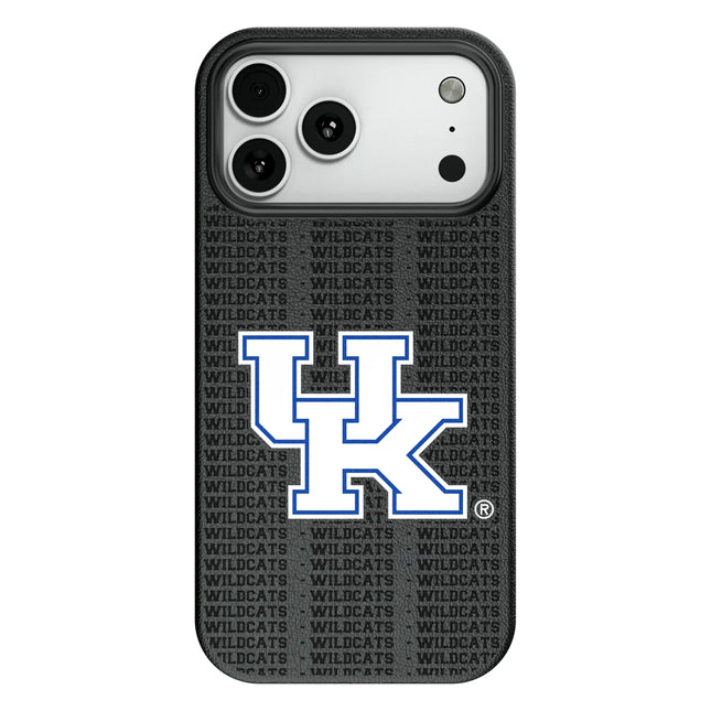 University of Kentucky Wildcats Text Backdrop MagSafe Compatible Phone Case for Apple iPhone