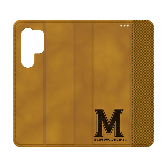 University of Maryland Terrapins Burn Folio Phone Case for Samsung Galaxy