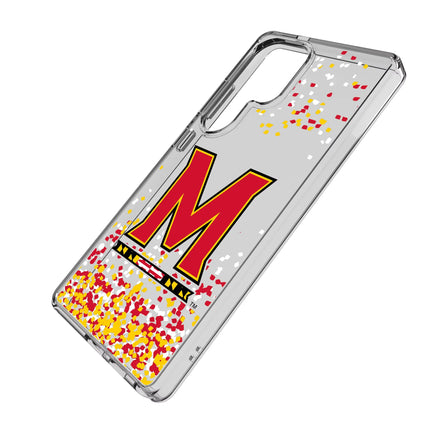 University of Maryland Terrapins Confetti Clear Phone Case for Samsung Galaxy