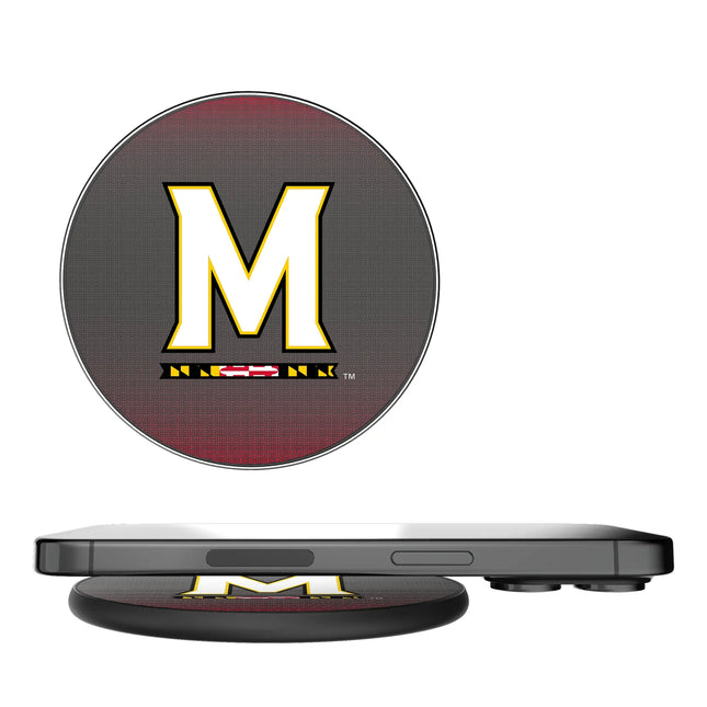 University of Maryland Terrapins Linen 15-Watt Wireless Charger