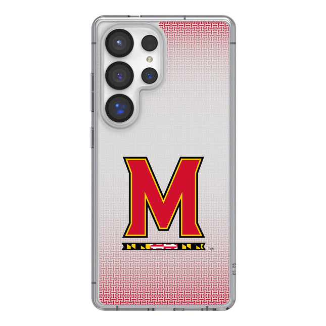 University of Maryland Terrapins Linen Clear Phone Case for Samsung Galaxy