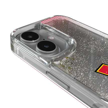 University of Maryland Terrapins Linen Glitter Phone Case for Apple iPhone