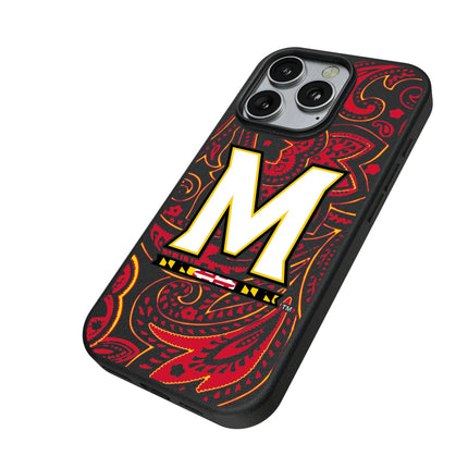University of Maryland Terrapins Paisley MagSafe Compatible Phone Case for Apple iPhone